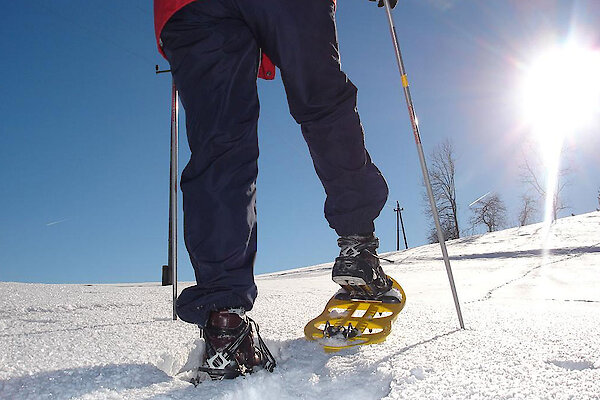 Schneeschuhwandern in Sulzberg im Allgäu